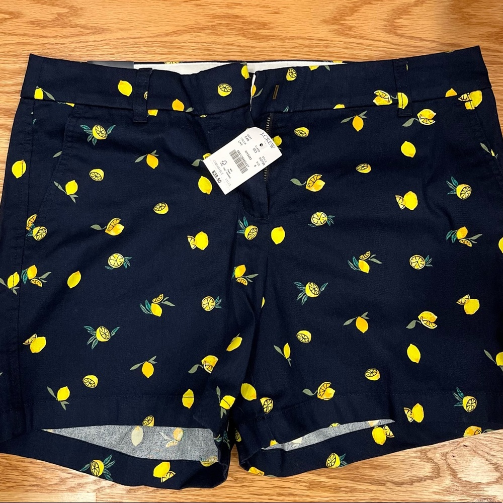 J. Crew Factory Lemon Shorts BNWT 🍋